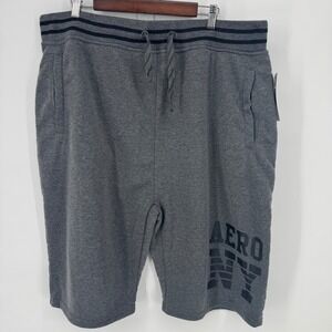 Aeropostale‎ Mens 4XL Shorts Sweats Loungewear Maximum Comfort Heather Gray 11"